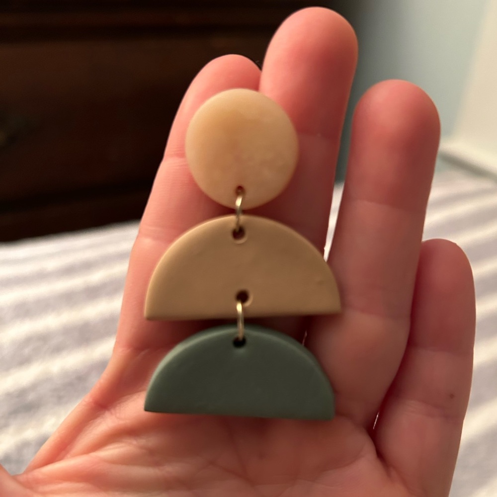 Kalea Collection - Three Sisters - handmade polymer clay earrings - Boho
